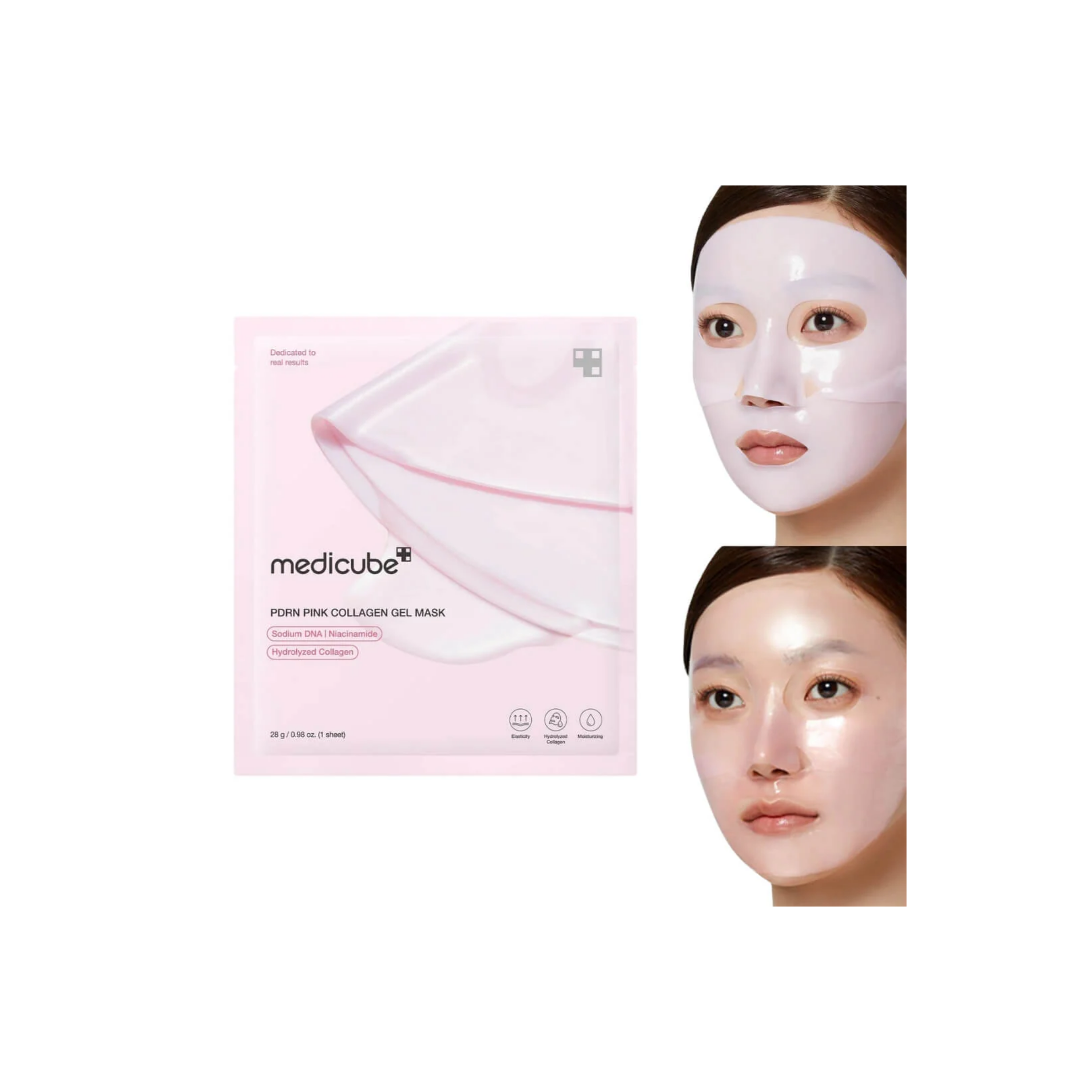 MEDICUBE Salmon PDRN Pink Collagen Gel Mask